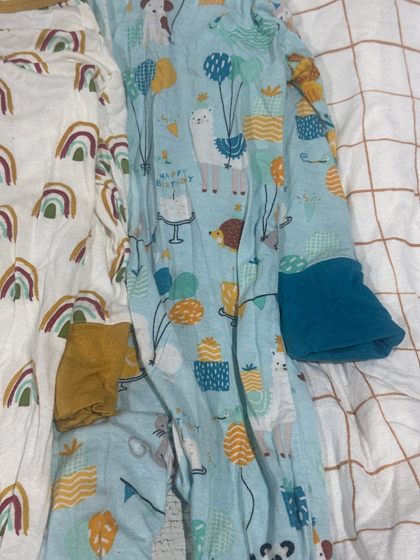 Bamboo/Modal Sleeper Lot - 3 Pieces Sizes 0/3m - 3/6m  - Good Used Condition*