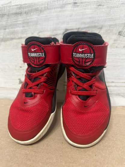 Size 11 (Toddler) Nike Red Team Hustle Shoes - Good Used Condition*