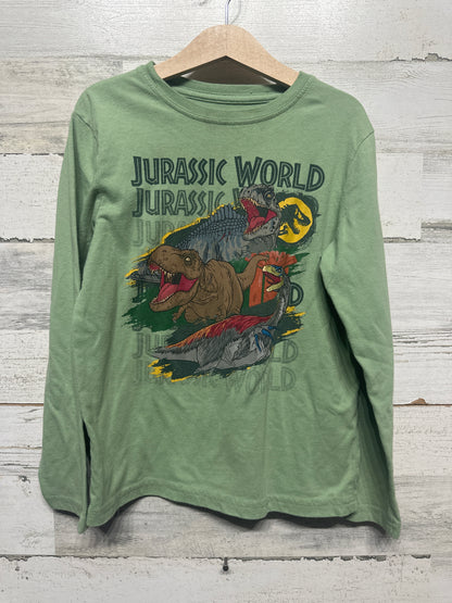Boys Size Small (Fits Like 6/7) Jurassic World Long Sleeve Shirt - Good Used Condition