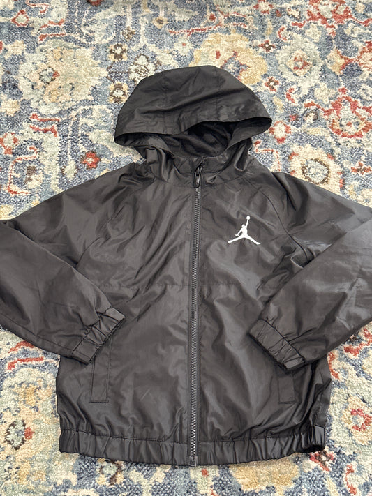 Jordan Windbreaker Jacket Boys Size 6 (Fits 5-6 Yrs) VGUC