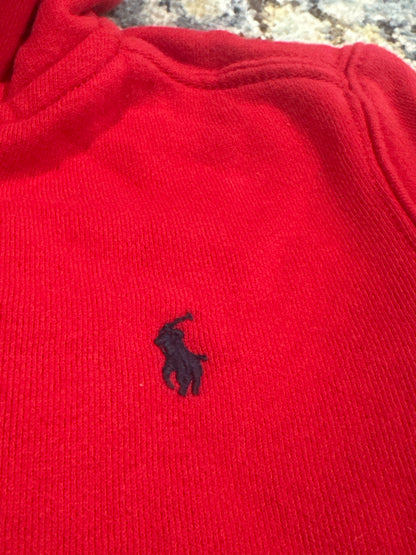 Polo Ralph Lauren Boys 2 / 2T Red Full Zip Hooded Jacket VGUC*