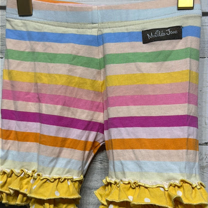 Girls Size 4 Matilda Jane Striped Shorts - Good Used Condition