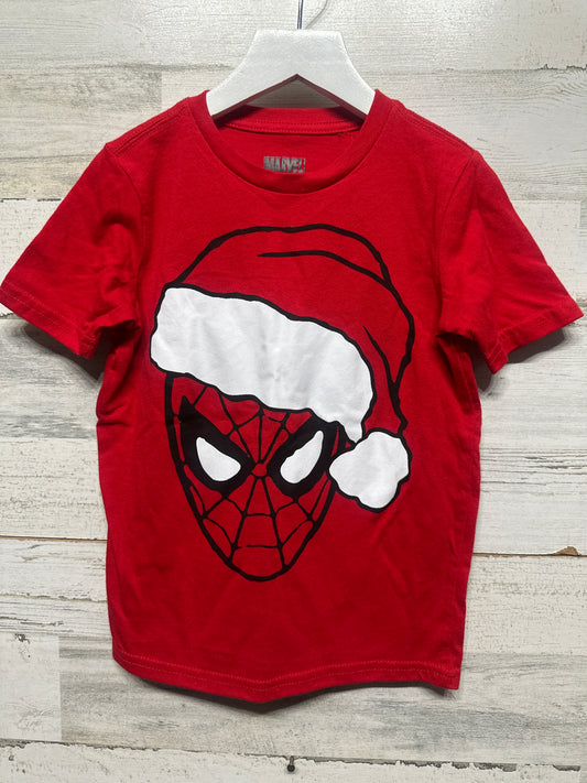 Boys Size 4/5 XS Marvel Spiderman Holiday Shirt  - Very Good Used Condition