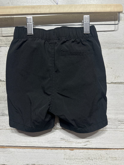 Boys Preowned Size 18-24m Old Navy Quick Dry Black Shorts - Very Good Used Condition