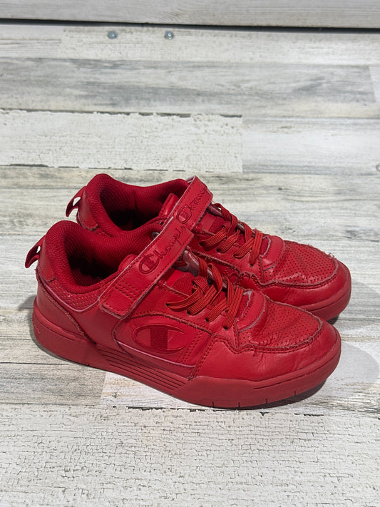 Champion Red Shoes - Boys Size 2 Youth - Good Used Condition