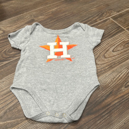 Boys Size 18m Houston Astros Onesie - Very Good Used Condition