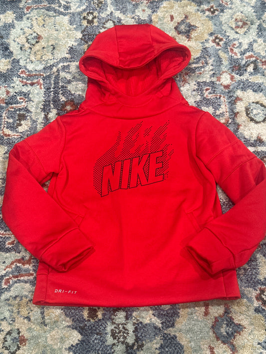 Nike Red Drifit Hoodie Boys Size 3T Fits 2-3 Years VGUC