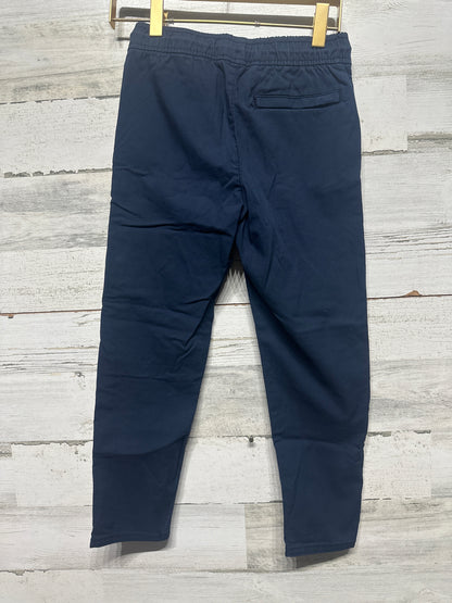 Boys Size 6-7 (Small) Old Navy Tech Taper Quick Dry Navy Blue Pants - Very Good Used Condition