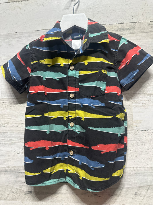 Boys Size 4 Little Rebels Button Up Shirt  - Good Used Condition
