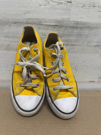 Size 2 (Youth) Converse Yellow Shoes - Good Used Condition*