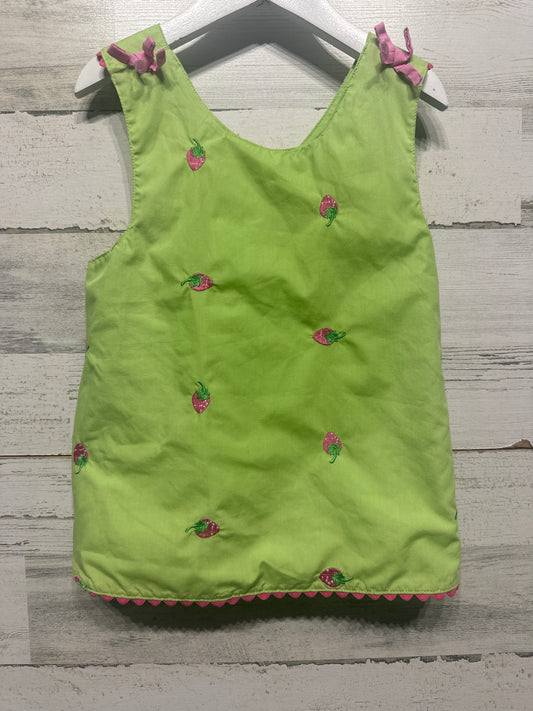 Girls Size 6/6x Goodlad Embroidered Strawberry Swing Back Top - Play Condition**