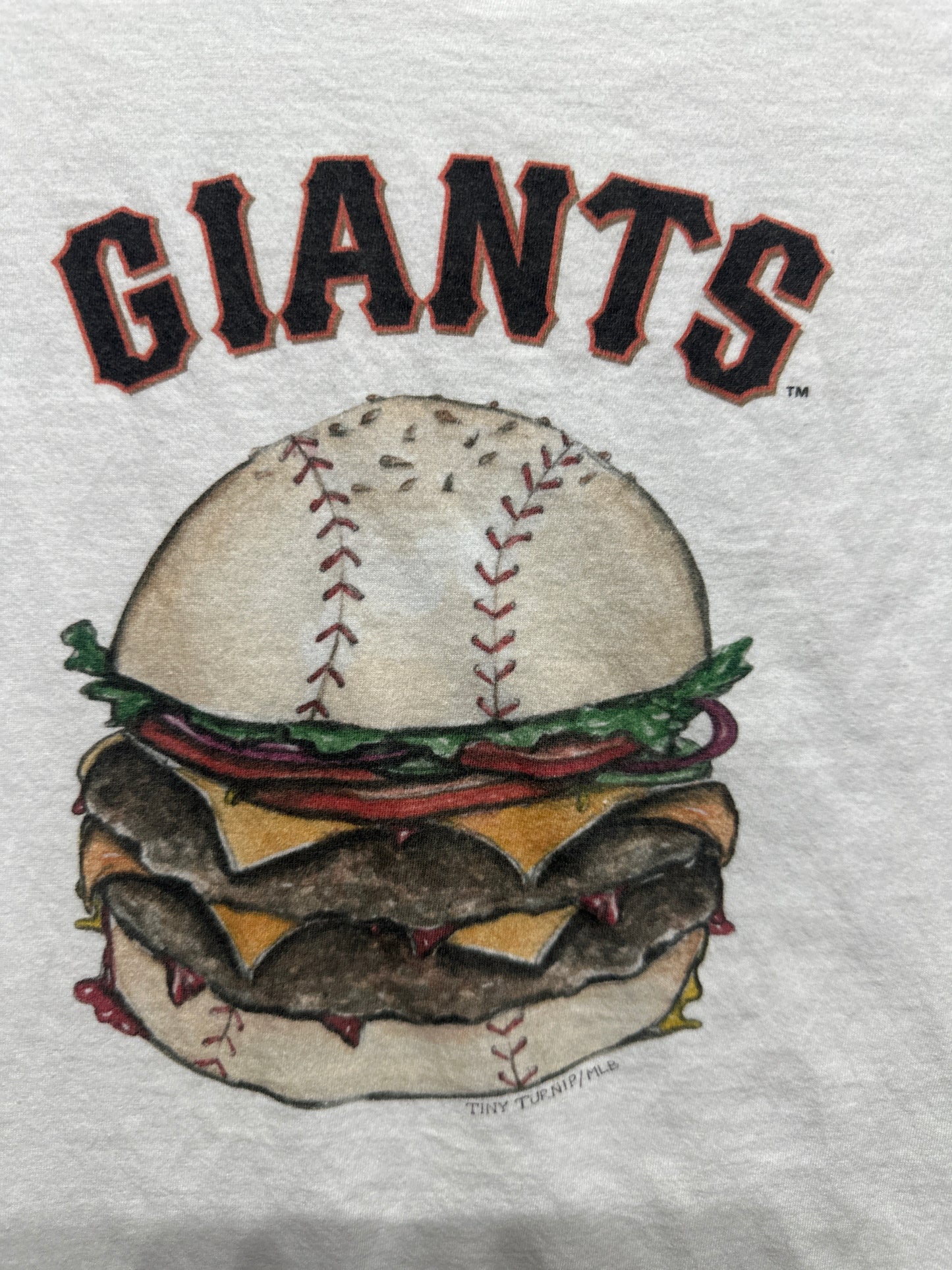 Women’s Size Large Tiny Turnip Giants Shirt - Good Used Condition