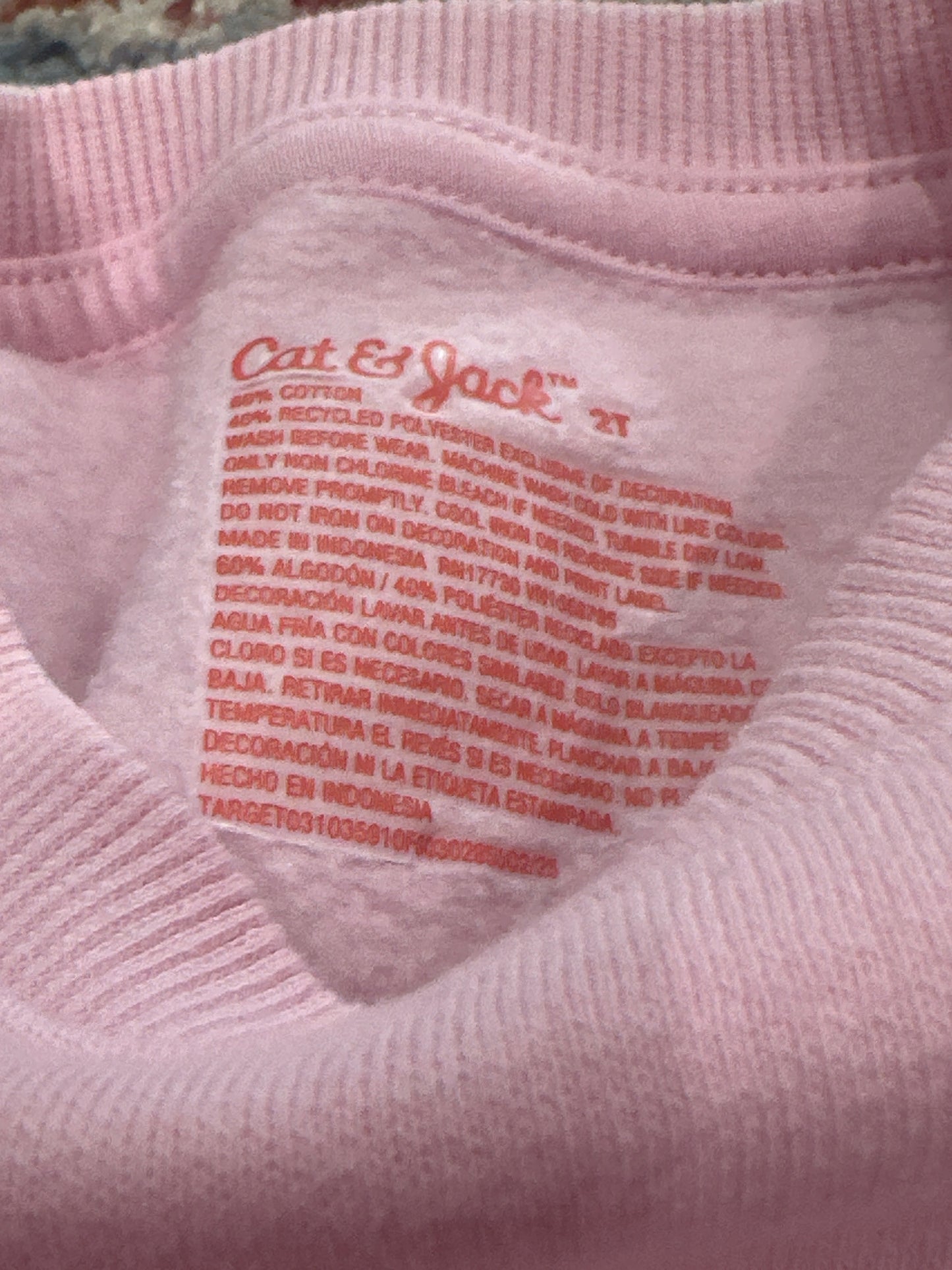 Cookie Tester Holiday Gingerbread Sweatshirt Girls 2T GUC