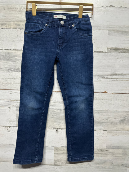 Levi's 511 Slim Adjustable Waist Jeans - Girls Size 7x Regular - Very Good Used Condition