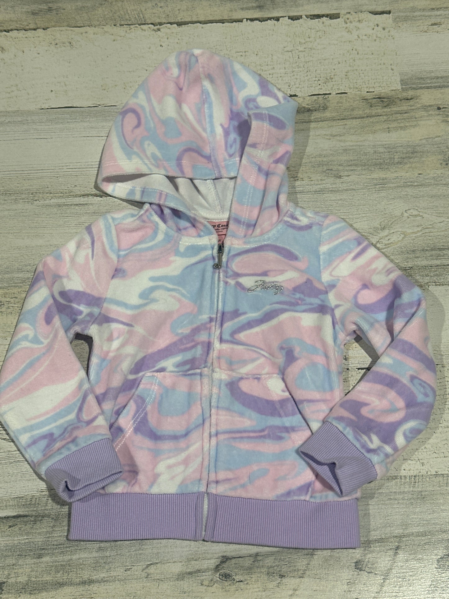 Juicy Couture Swirl Jacket - Girls Size 3t - Very Good Used Condition