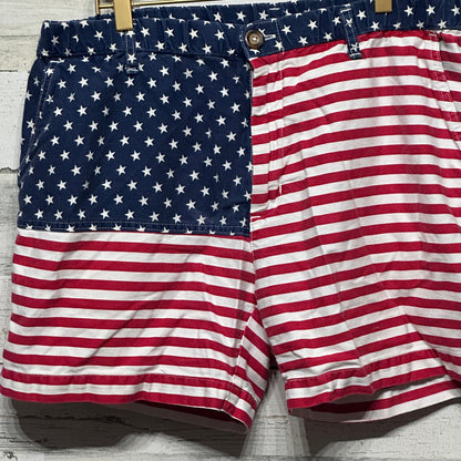 Men's Size Large Chubbies Red White and Blue Shorts - Good Used Condition