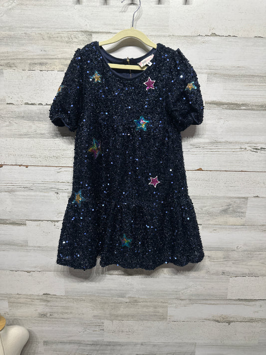 Girls Size 8 Baby Sara Sequin Star Dress- Very good used condition