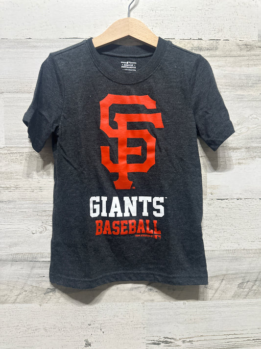 Boys Size 4 Team Athletics Giants Baseball T-Shirt - Very Good Used Condition
