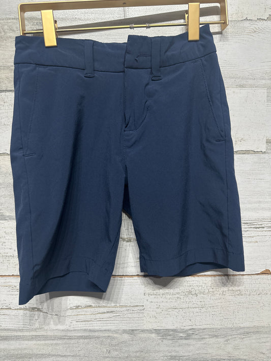 Boys 5/6 Abercrombie Kids Navy Blue Adjustable Waist Performance Shorts - Play Condition*