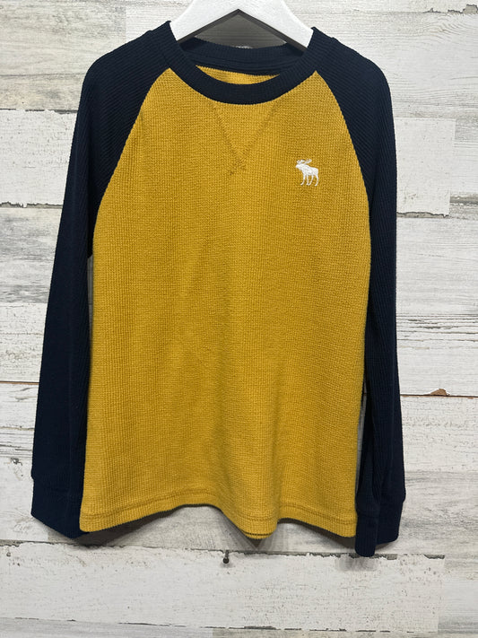 Boys Size 7/8 Abercrombie Kids Thermal Long Sleeve Shirt - Good Used Condition