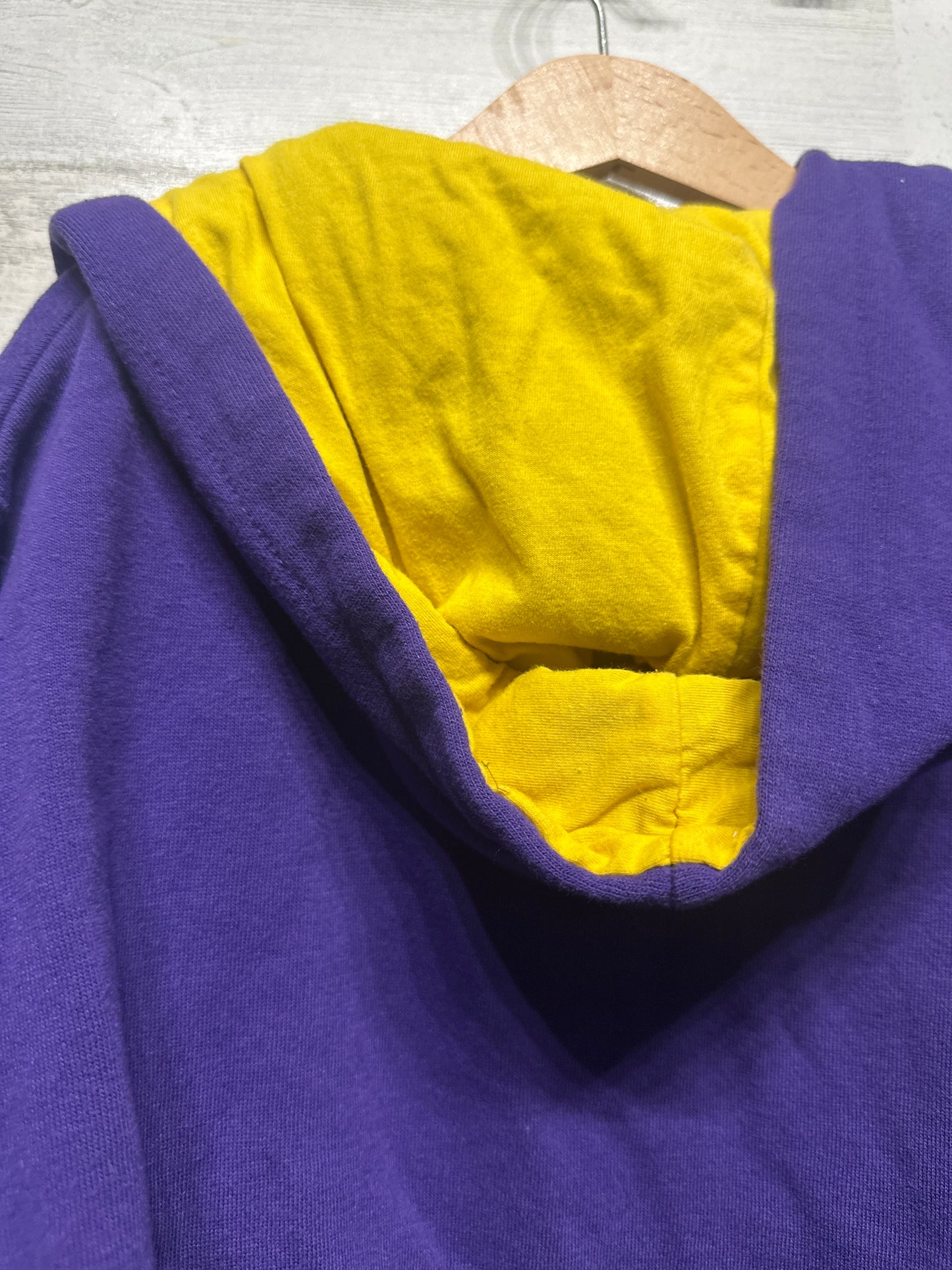 Size 12-14 (Youth Medium) Stadium Athletics Embroidered LSU Tigers Full Zip Hooded Jacket - Very Good Used Condition