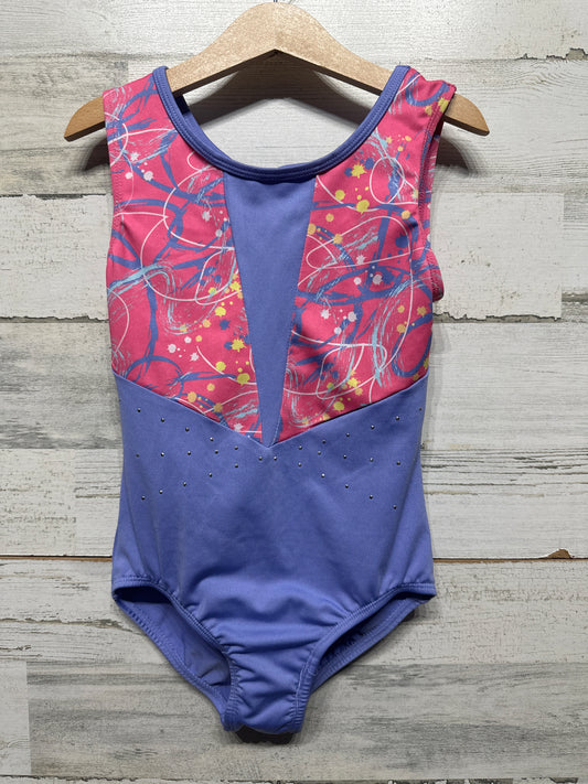 Cat & Jack Purple and Pink Sleeveless Leotard - Dancewear - Girls Size Medium 8 - Very Good Used Condition