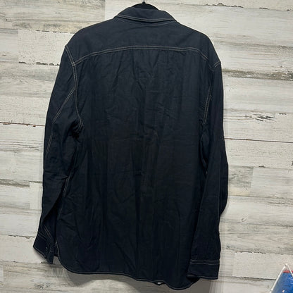 Men's Size XXL Gap Black Button Up Shirt - Very Good Used Condition
