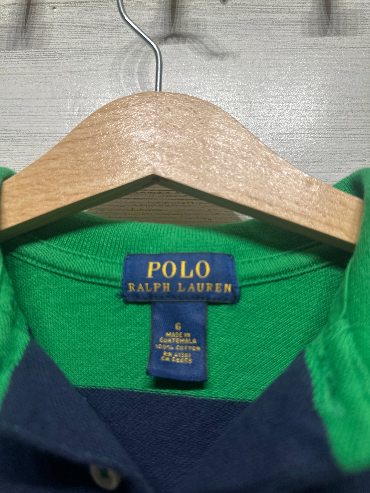 Boys Size 6 Polo Ralph Lauren Striped Polo Shirt - Play Condition*