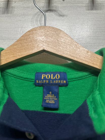 Boys Size 6 Polo Ralph Lauren Striped Polo Shirt - Play Condition*