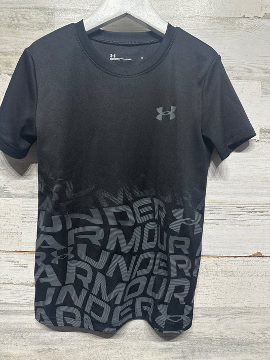 Boys Size 6 Under Armour Black Shirt - Very Good Used Condition