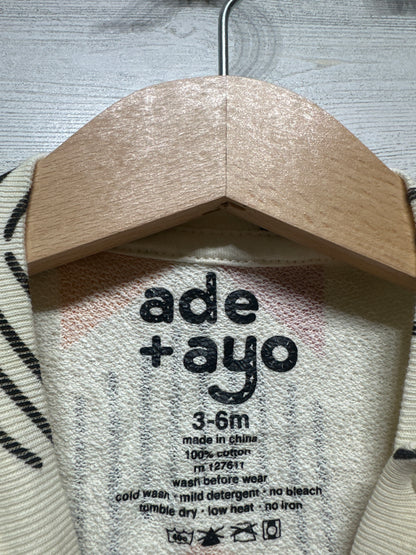 3-6m Ade+ Ayo Two Piece Cotton Set - Good Used Condition