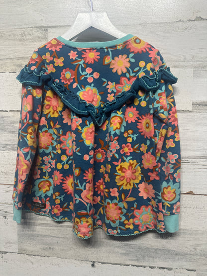 Girls Size 6 Matilda Jane Floral Long Sleeve Shirt - Very Good Used Condition