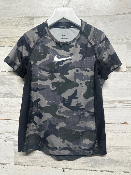 Boys Size XS (6-7) NikePro Dri-Fit Camo Shirt - Very Good Used Condition