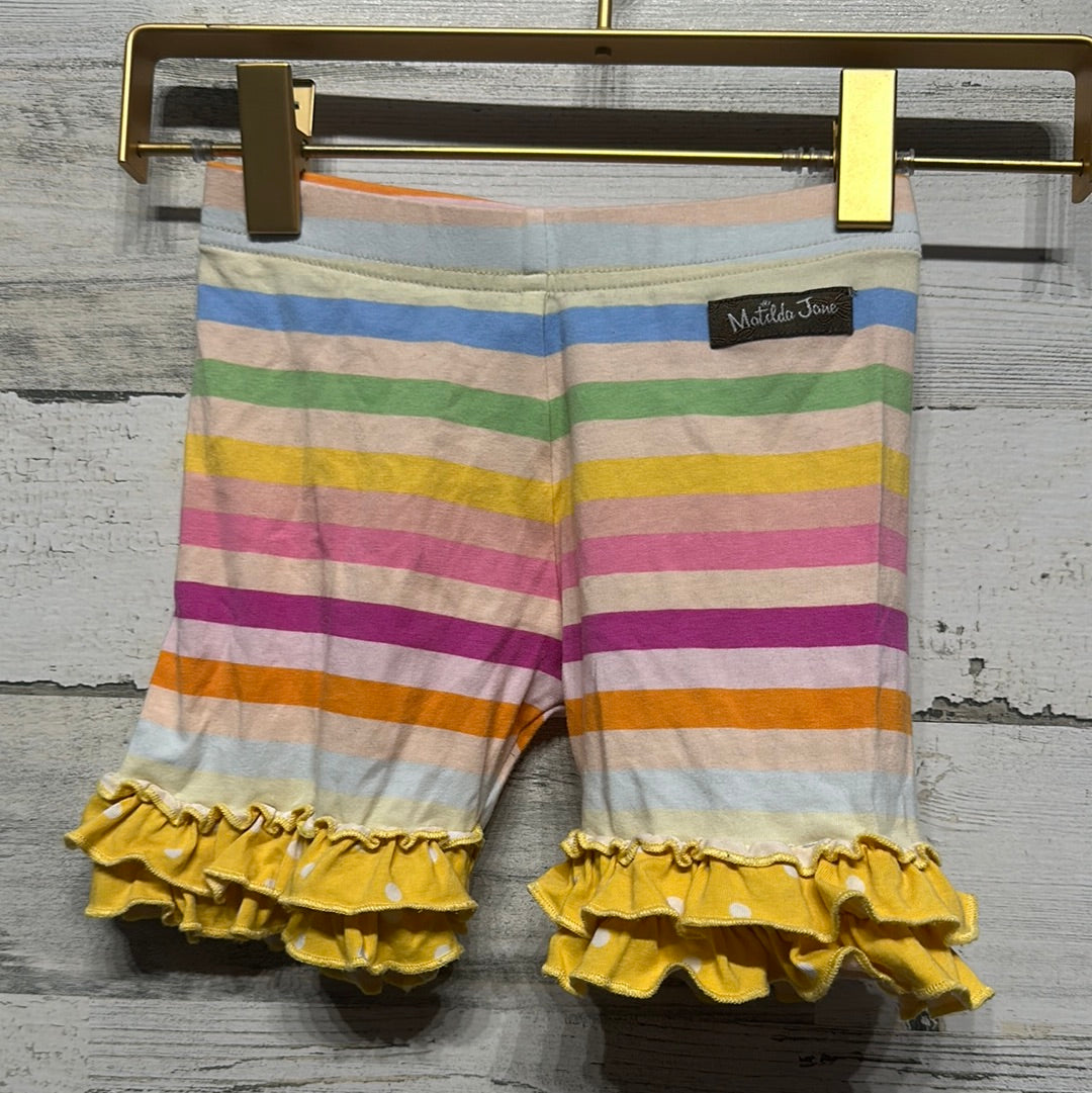 Girls Size 4 Matilda Jane Striped Shorts - Good Used Condition