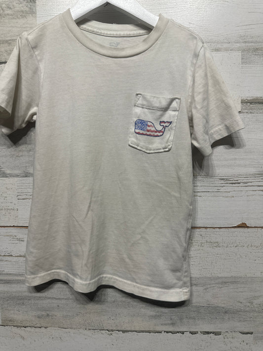 Boys Size 4t Vineyard Vines Patriotic Whale Pocket Tee - Play Condition**