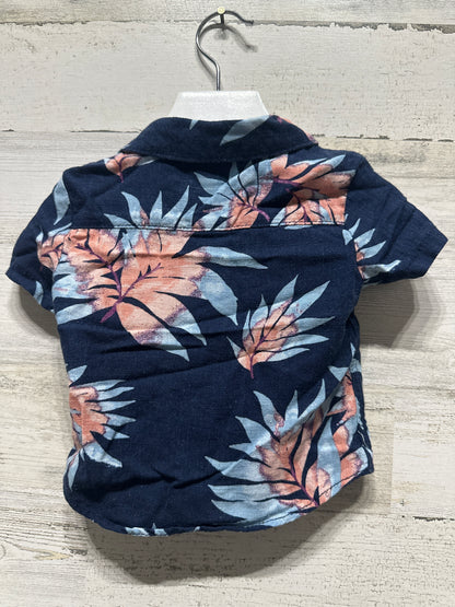 Boys Size 12m Volcom Hawaiian Button Up Shirt - Very Good Used Condition