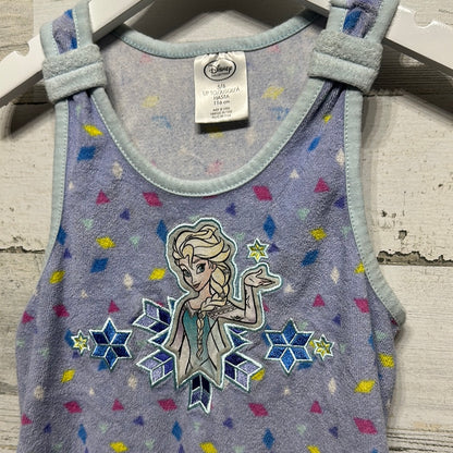 Girls Size 5/6 Disney Elsa / Frozen Terry Dress/Coverup - Good Used Condition