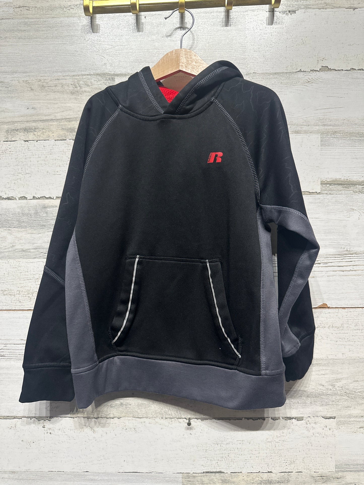 Boys Size Small (6-7) Russell Hoodie - Good Used Condition