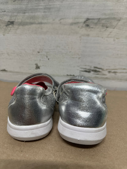 Size 12 (Kids) Cat and Jack Silver Sparkle Shoes - Good Used Condition*