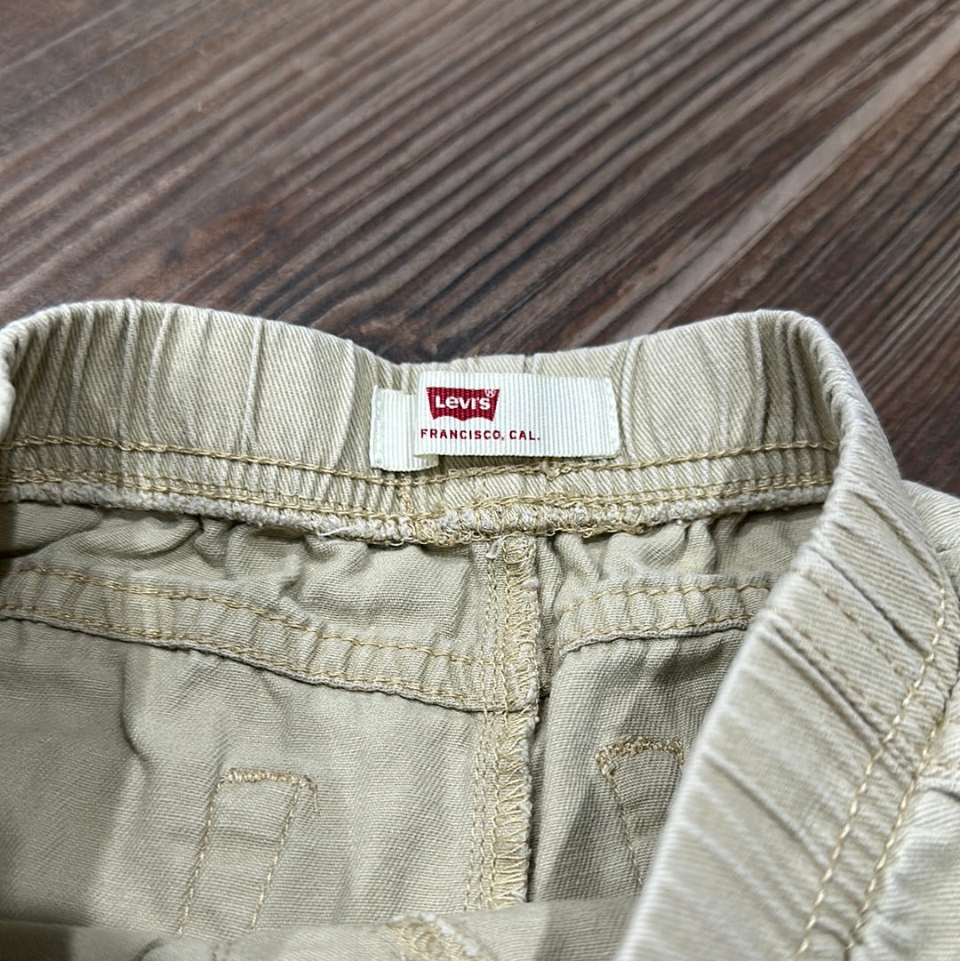 Boys Size 24m Levi’s Pull On Khaki Shorts - Good Used Condition