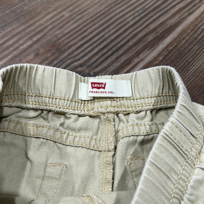 Boys Size 24m Levi’s Pull On Khaki Shorts - Good Used Condition