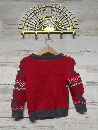 Holiday Time Gnome Sweater Toddler 2T VGUC