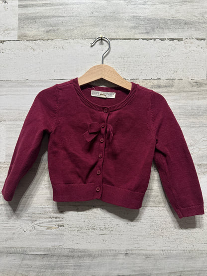 Girls Size 18-24m Hope & Henry Organic Cotton Cardigan - Very Good Used Condition