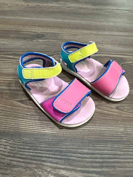 Girls Size 5 Toddler See Kai Run Basics Water Friendly Sandals - Good Used Condition*