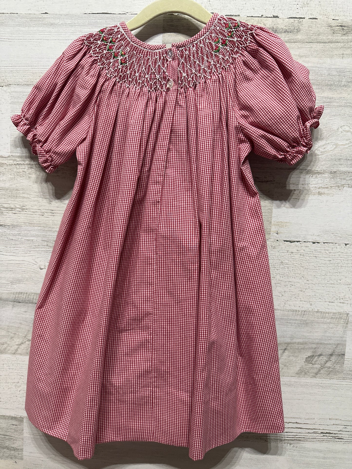 Girls Size 4t Rags Land Smocked Dress - Very Good Used Condition