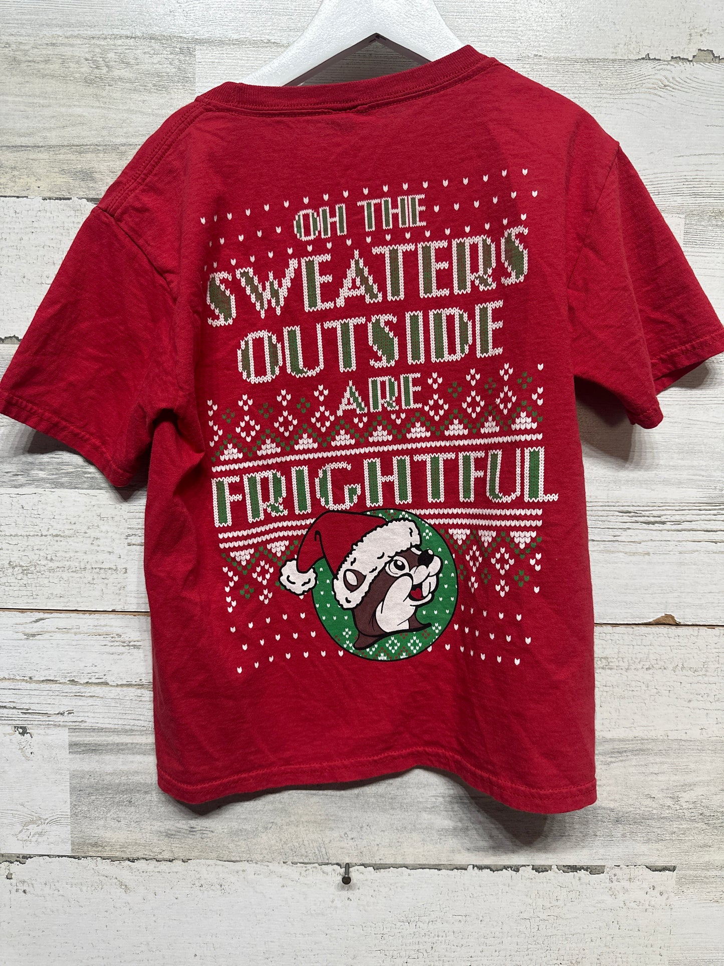 Size Youth Small Buc-ee's Holiday Shirt - Very Good Used Condition