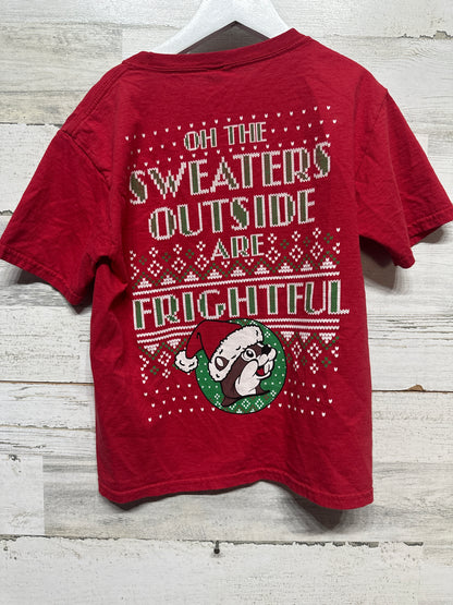 Size Youth Small Buc-ee's Holiday Shirt - Very Good Used Condition