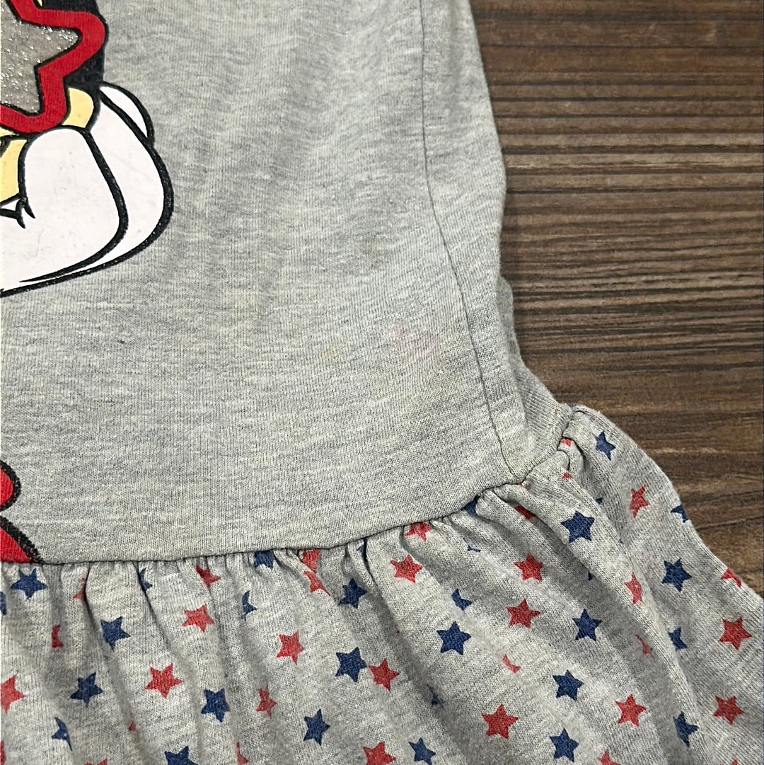 Girls Size 6/6x Disney Patriotic Minnie Dress - Play Condition