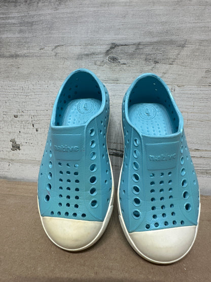 Size 8 Toddler Native Blue Slip On Shoes - Good Used Condition*