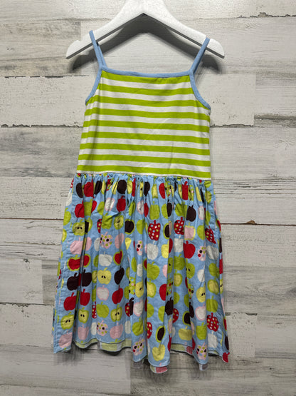 Size 7 Sweet Petunia Apples Dress - Good Used Condition